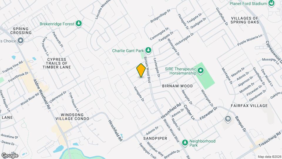 4226 Burkegate Dr Map and Location Details