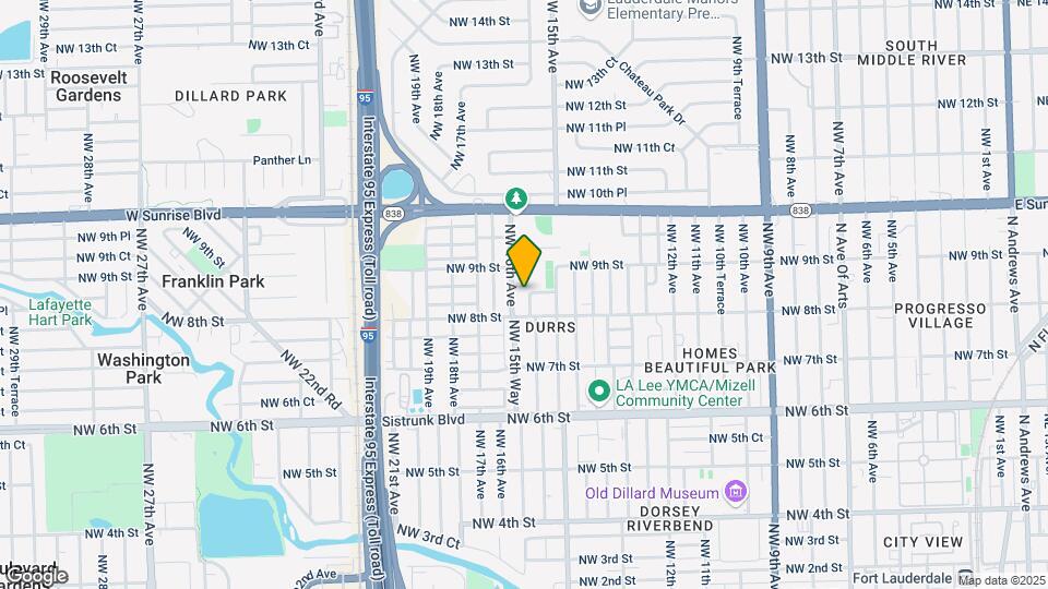 841 NW 15th Terrace Map and Location Details
