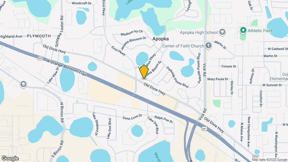 1032 Magnolia Blossom Ct Map and Location Details
