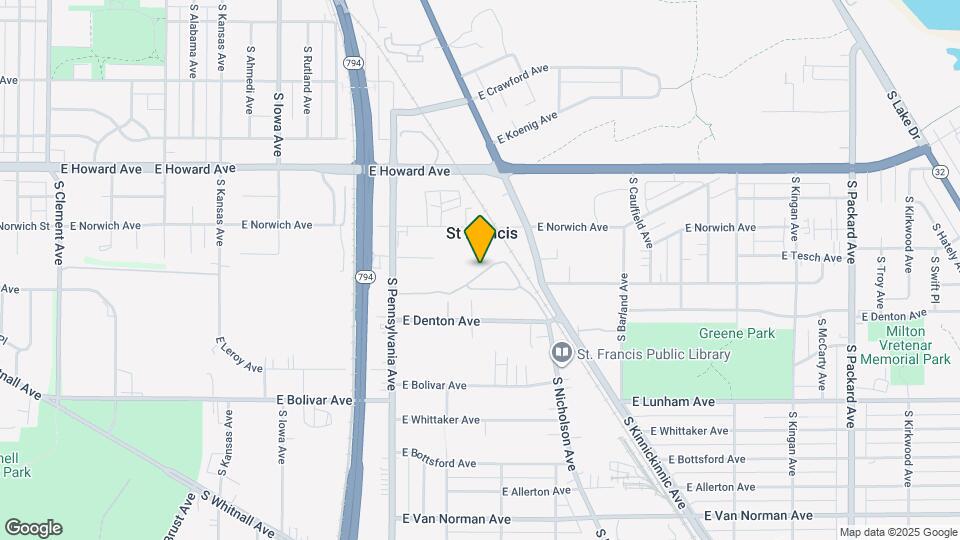 2720 Hidden Dr Map and Location Details