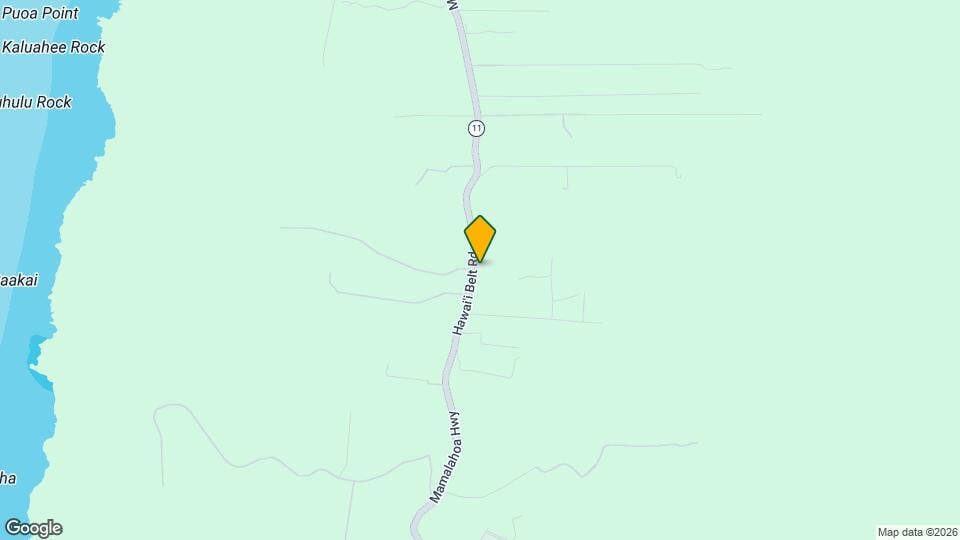 87 Mamalahoa Hwy, Unit C Mapa y Detalles de la Ubicación