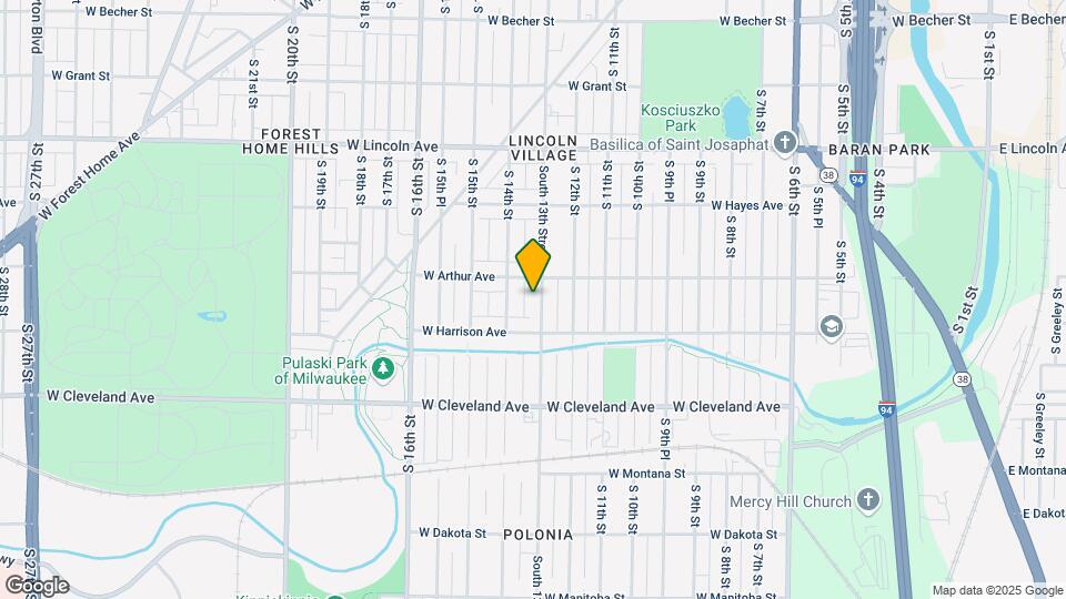 2527 S 13th St Map and Location Details