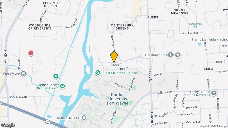 Canterbury Green Apartment Homes Leasing Center Map and Location Details