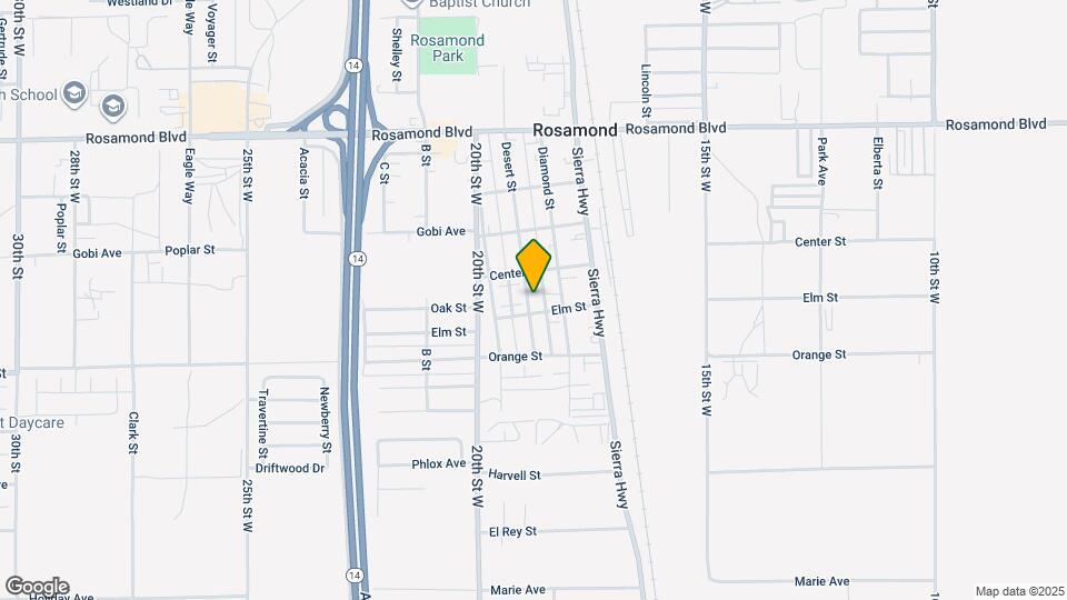 2608 Desert St Map and Location Details