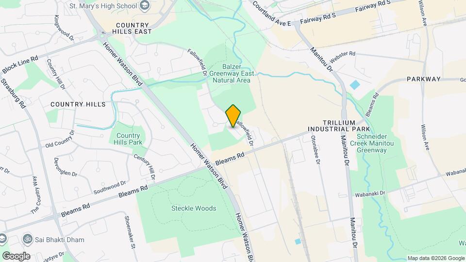 300 Fallowfield Dr Map and Location Details