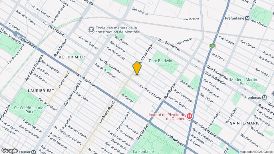 4464 Des Érables Av Map and Location Details