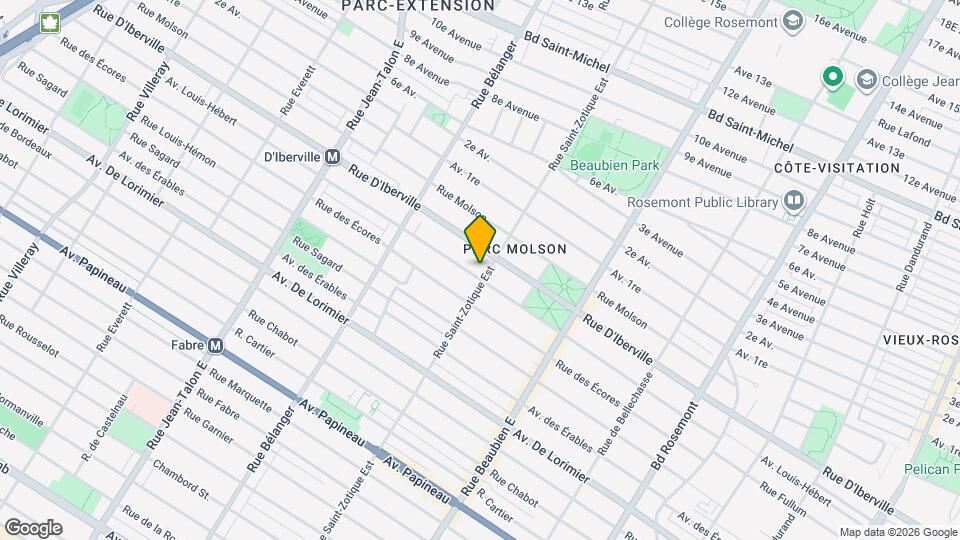 2457-2461 Saint-Zotique Rue E Map and Location Details