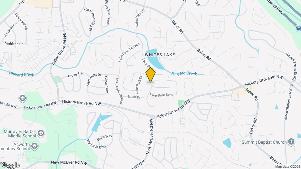 2716 Lake Park Ridge W Map and Location Details