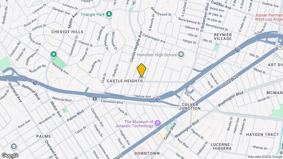 9511 National Blvd Map and Location Details