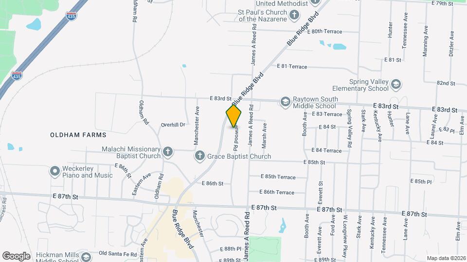 8400 Greenwood Rd Map and Location Details
