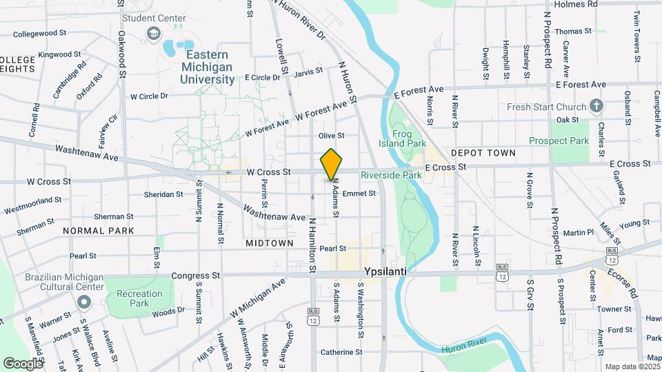 307 N Adams St, Unit 3 Map and Location Details