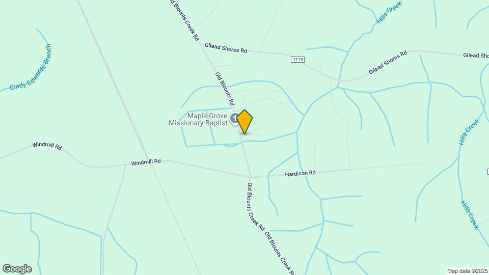 4465 Old Blounts Creek Rd Map and Location Details