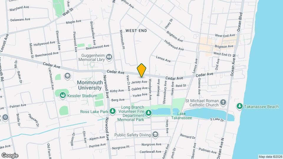 309 Jersey Ave Map and Location Details