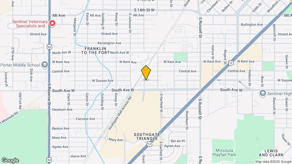 1847 W Sussex Ave Map and Location Details