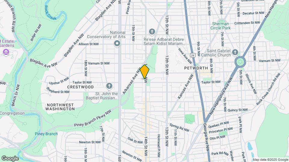 4106 14th St NW Map and Location Details