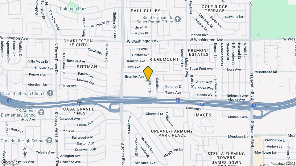 301 Orland St Map and Location Details