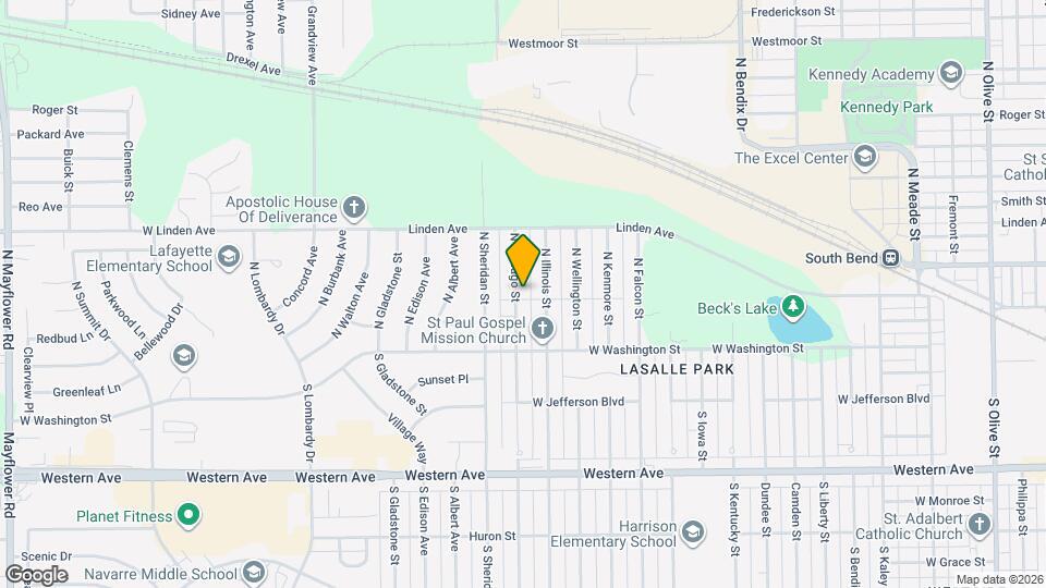 202 N Chicago St Map and Location Details