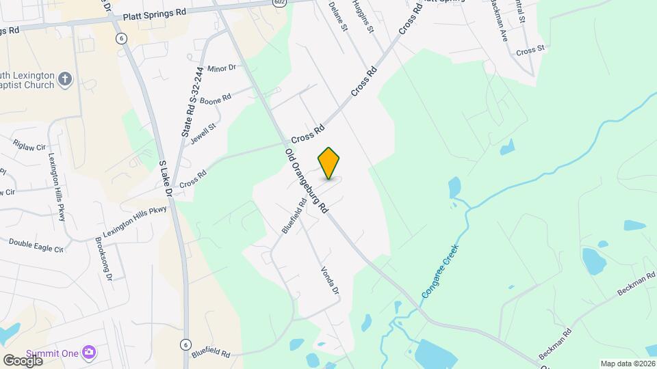 1705 Old Orangeburg Rd Map and Location Details