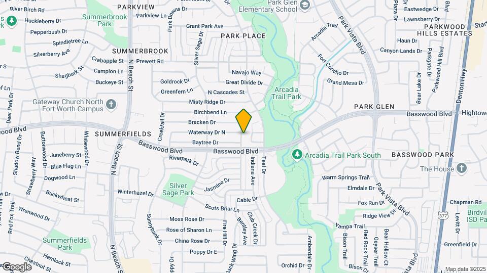 7420 Blackthorn Dr Map and Location Details