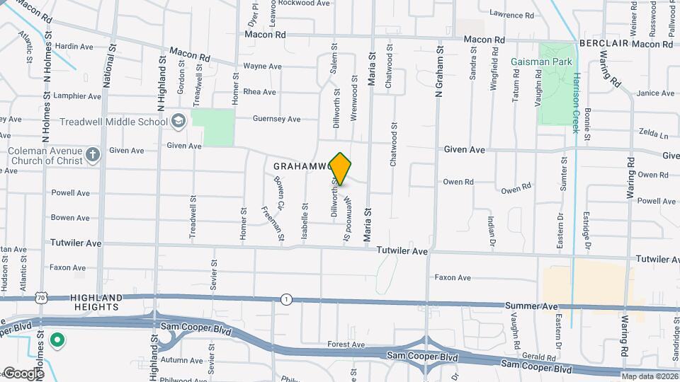 840 Wrenwood St Mapa y Detalles de la Ubicación