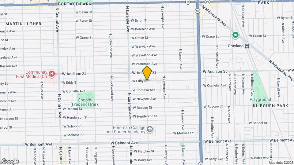 5061 W Eddy St, Unit Garden Unit Map and Location Details