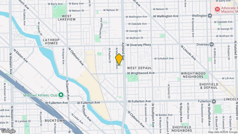 2627 N Marshfield Ave, Unit J01P Map and Location Details