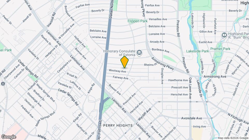 4510 Westway Ave Map and Location Details