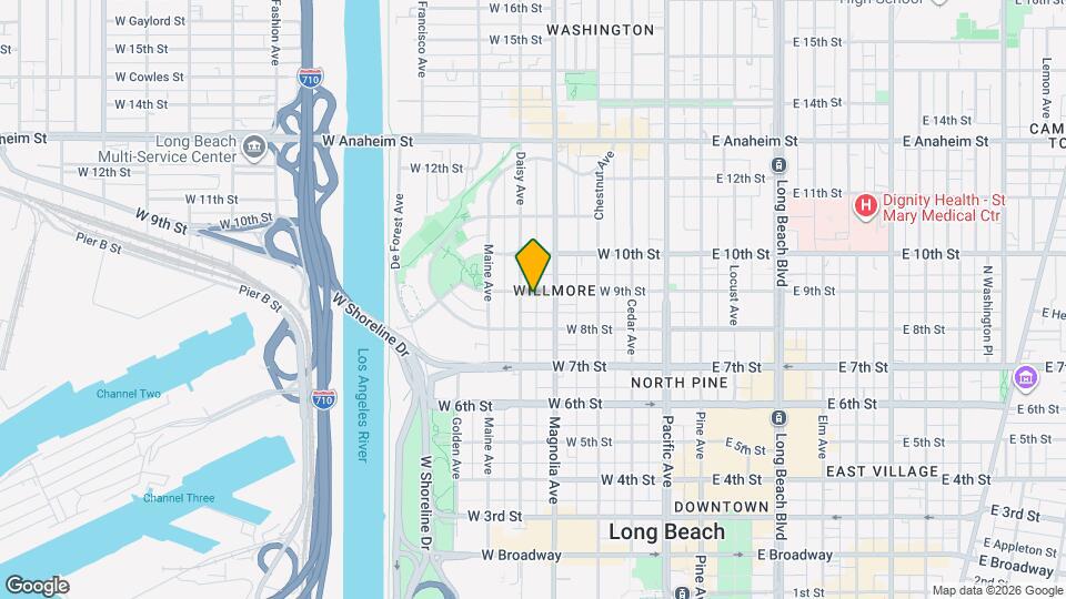 530 W 9th St Mapa y Detalles de la Ubicación