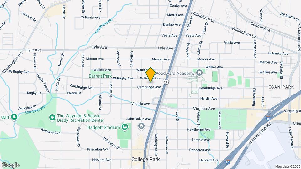 1825 Cambridge Ave, Unit 1 (2/2) Map and Location Details
