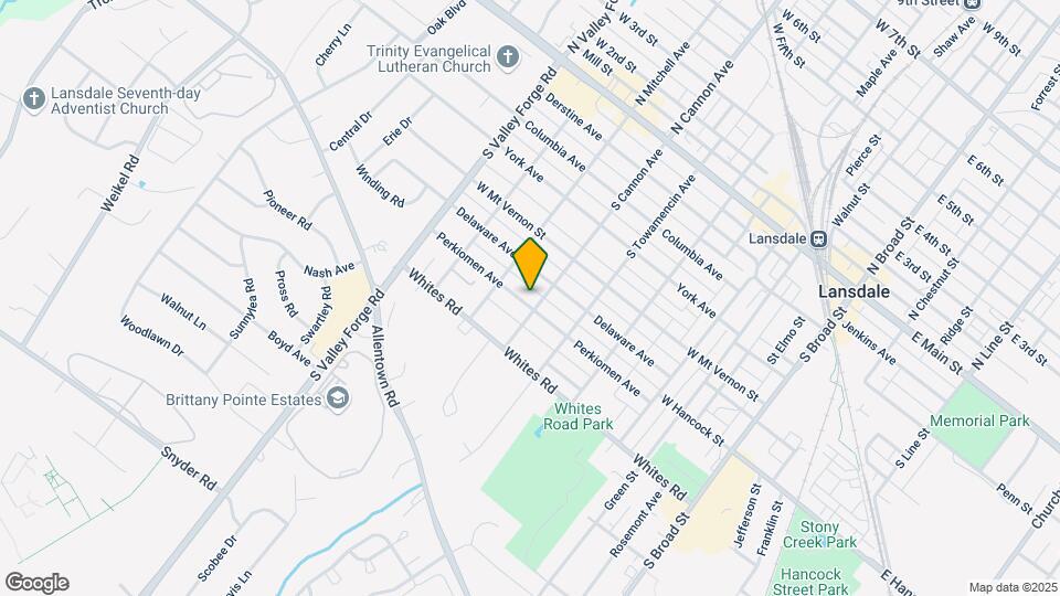 607 Perkiomen Ave Map and Location Details