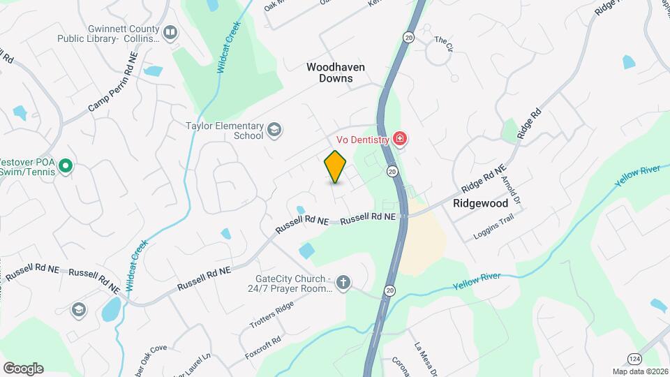 1817 Oberlin Dr Map and Location Details