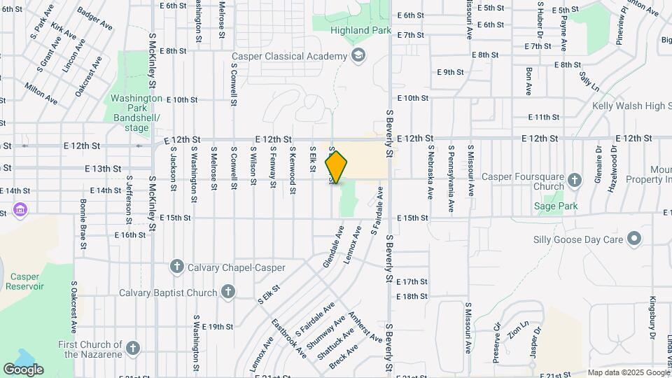 1335 S Lowell St Map and Location Details