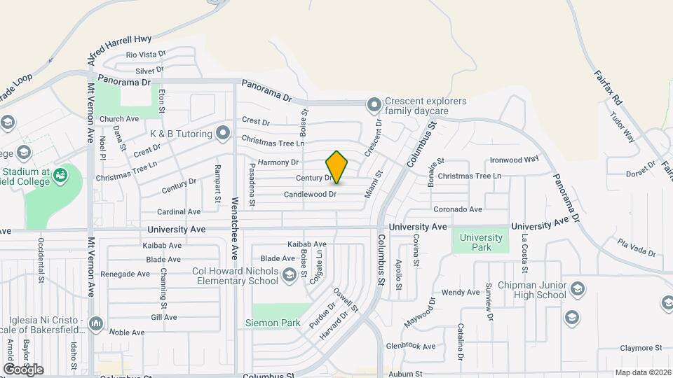 3612 Candlewood Dr Map and Location Details