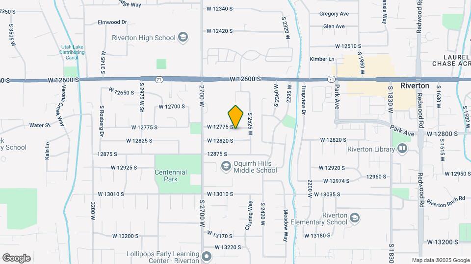 2575 Dry Creek Dr Map and Location Details