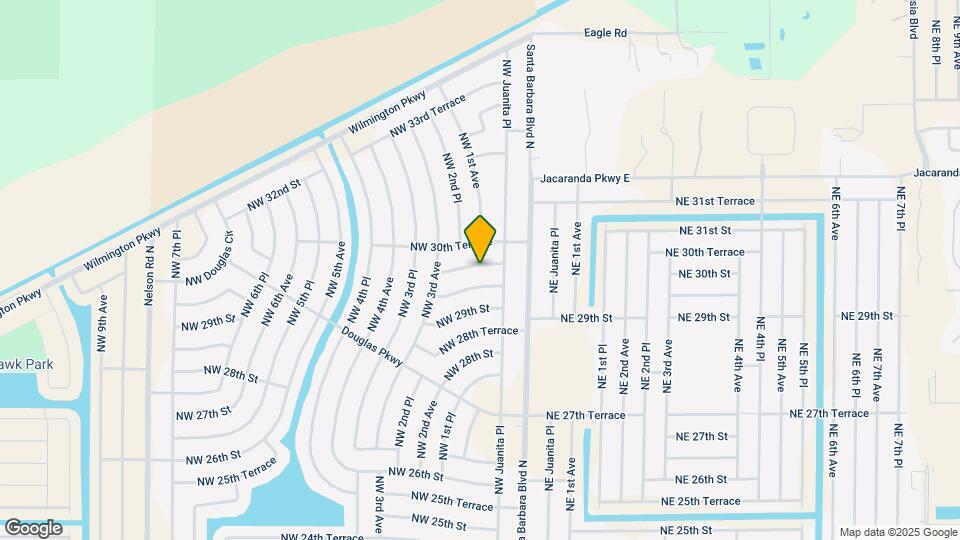 100 NW 30th St Map and Location Details