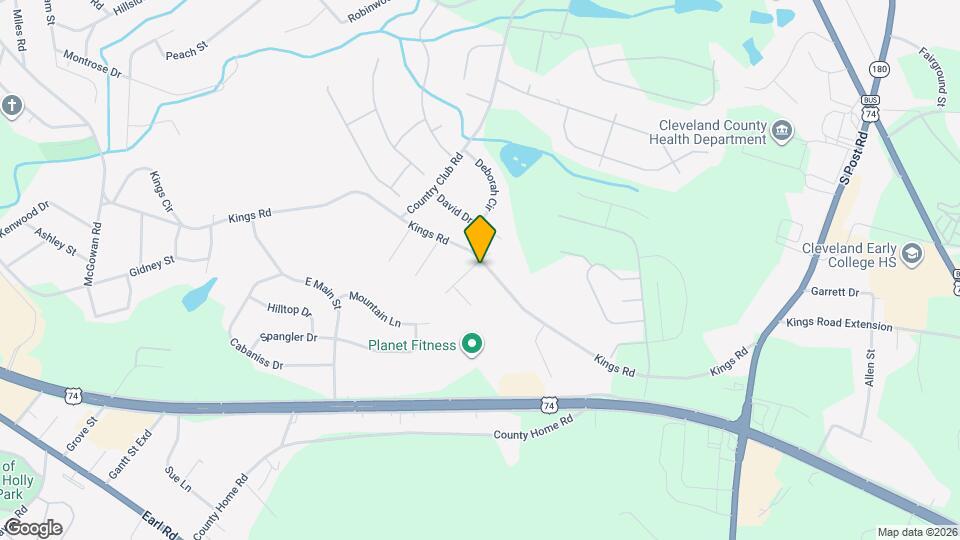 1900 Kings Rd Map and Location Details