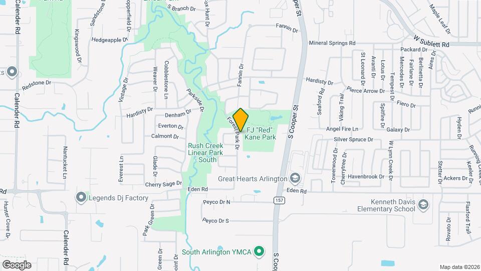 6517 Forest Park Dr Map and Location Details