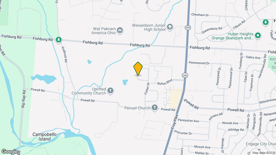 4607 Waynedale Cir, Unit 4607 Map and Location Details