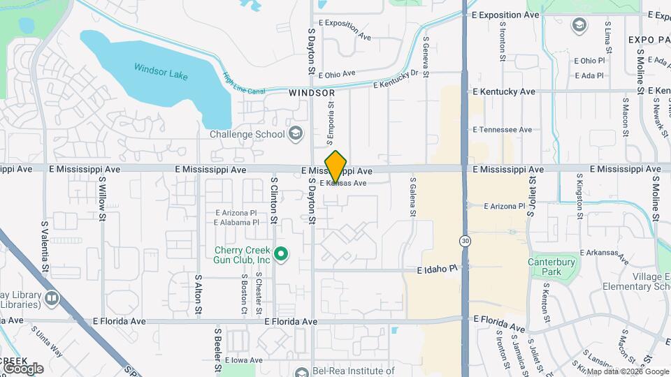 9828 E Kansas Ave Map and Location Details