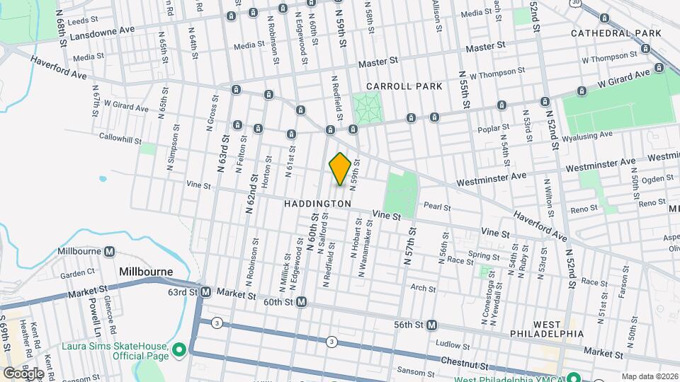 334 N Redfield St Map and Location Details