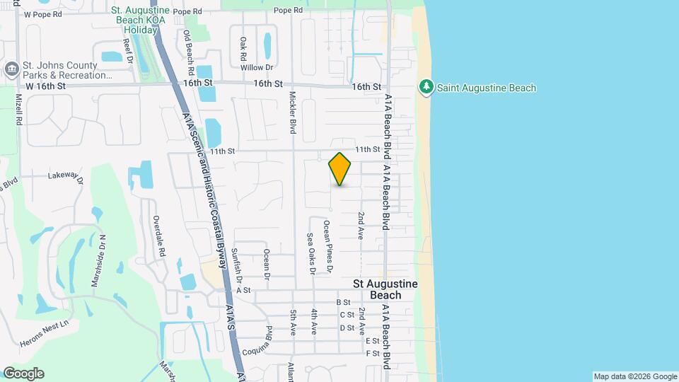 215A 8th St Map and Location Details