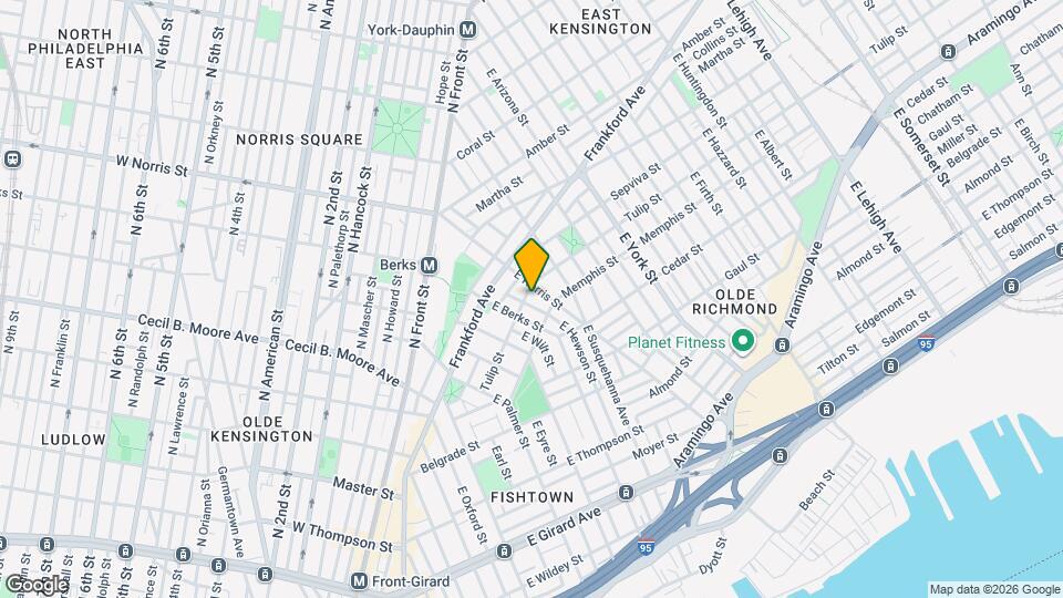 1853 Tulip St Map and Location Details