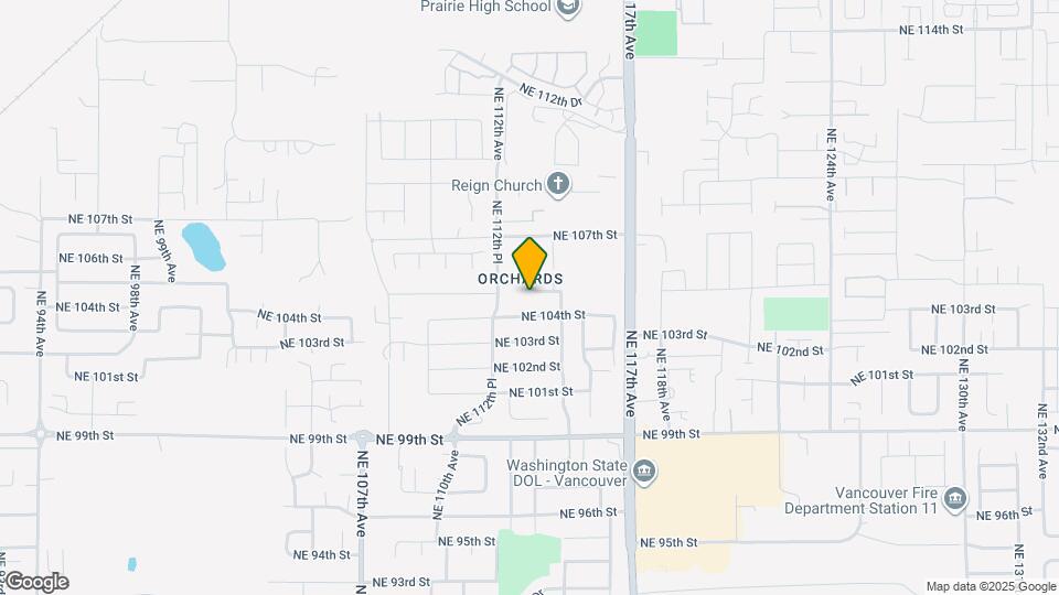 11301 NE 105th St Map and Location Details