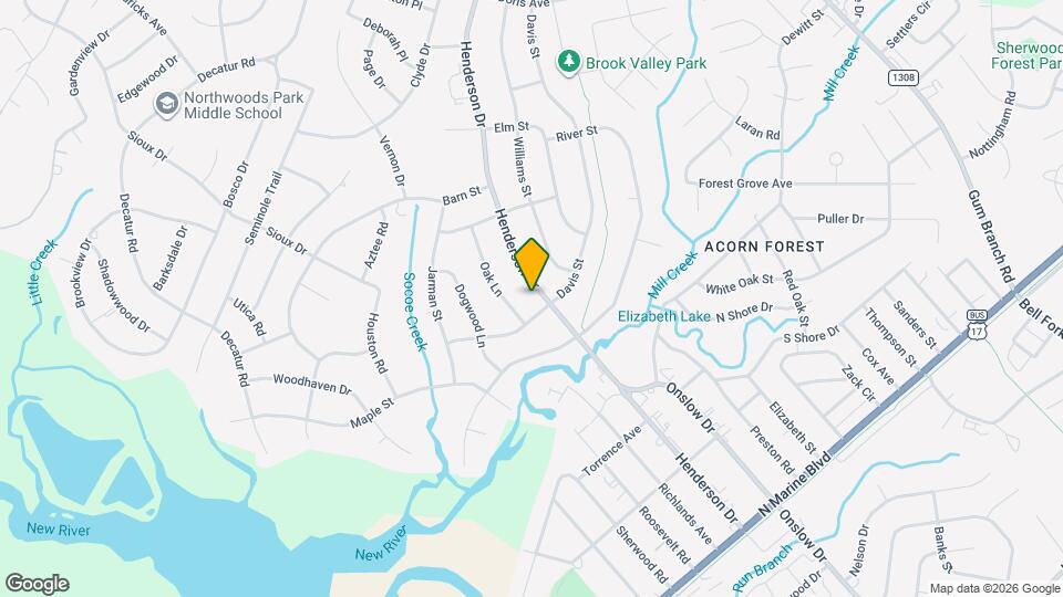 503 Henderson Dr Map and Location Details