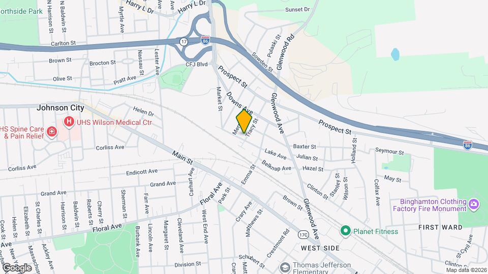 46 Lake Ave Map and Location Details