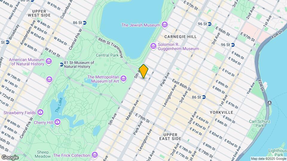 16 E 84th St Map and Location Details