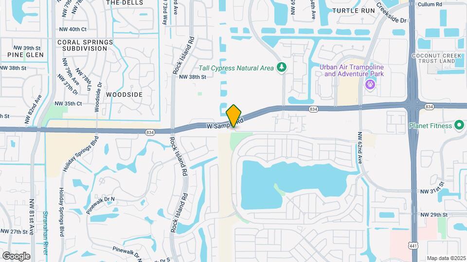 6976 W Sample Rd Map and Location Details