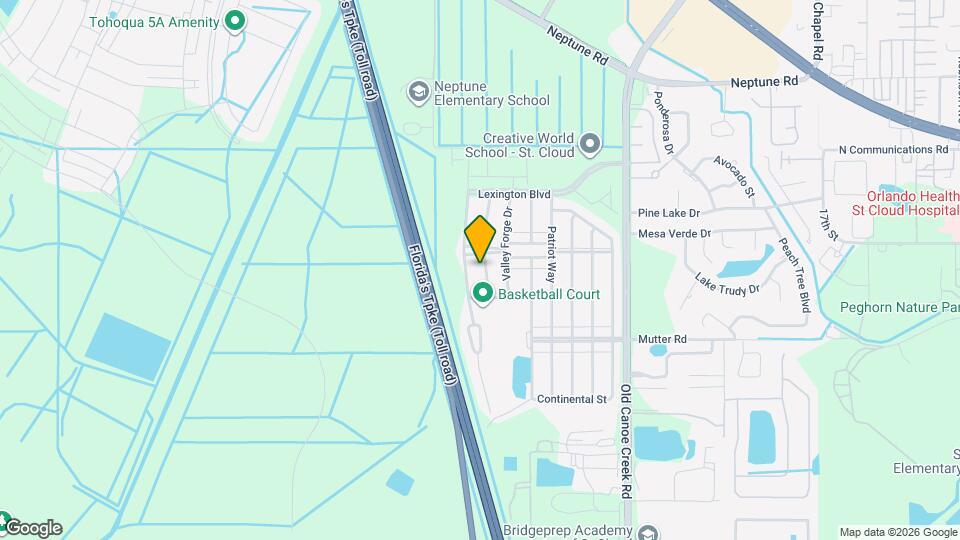1930 Kettle Creek Dr Map and Location Details