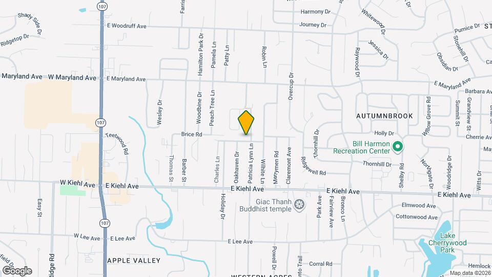 1201 Brice Rd Map and Location Details