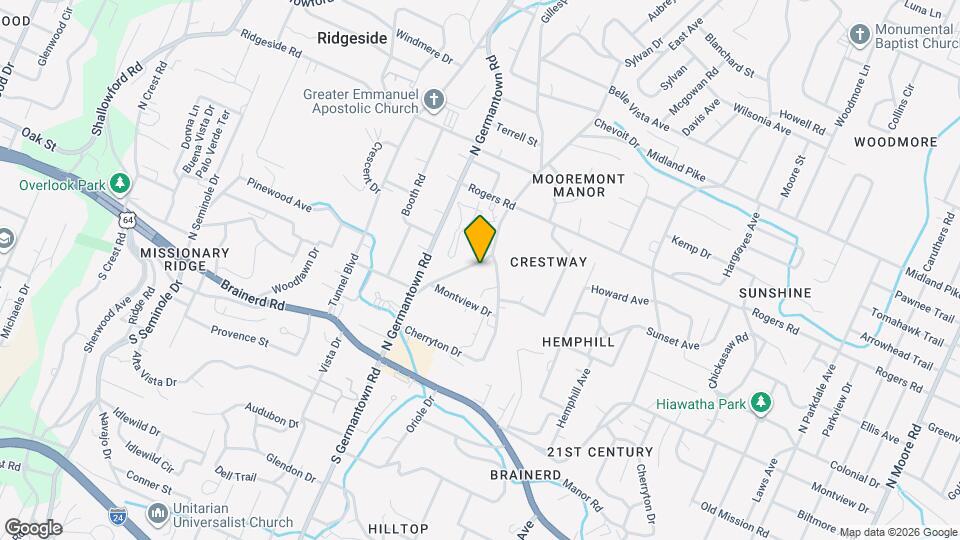 308 Gillespie Rd Map and Location Details